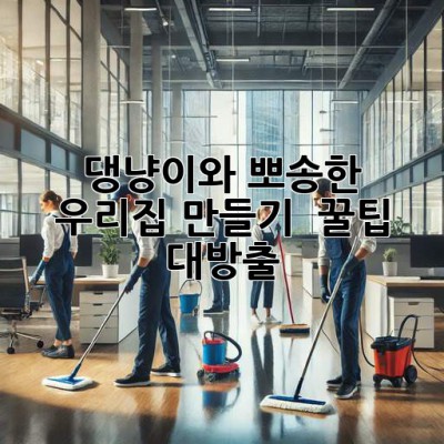 🐾 댕냥이와 뽀송한 우리집 만들기 ✨ 꿀팁 대방출!