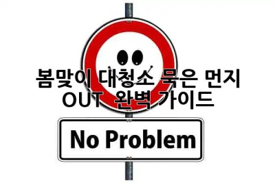 🌸 봄맞이 대청소, 묵은 먼지 OUT! 🏡✨ 완벽 가이드